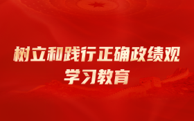 树立和践行正确政绩观学习教育